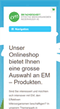 Mobile Screenshot of em-produkte.ch